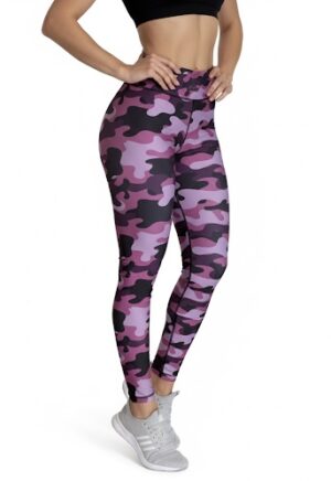 LEGGINS PINK CAMO CURVE